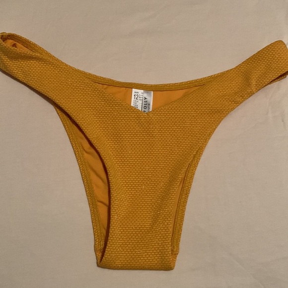 Seafolly Stardust V Front High Cut Rio Saffron bikini bottom new without tag - Picture 6 of 12